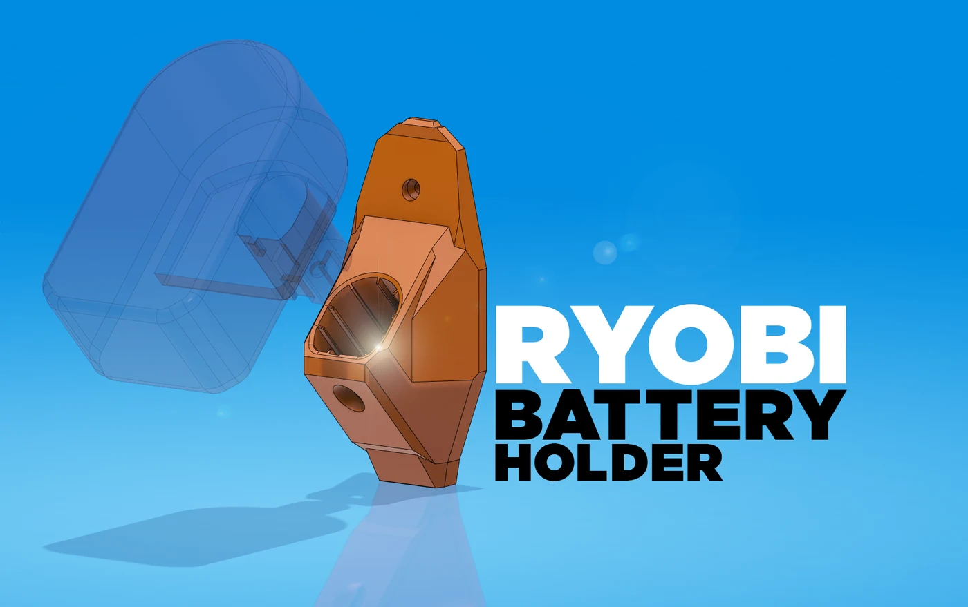 Держатель аккумулятора Ryobi