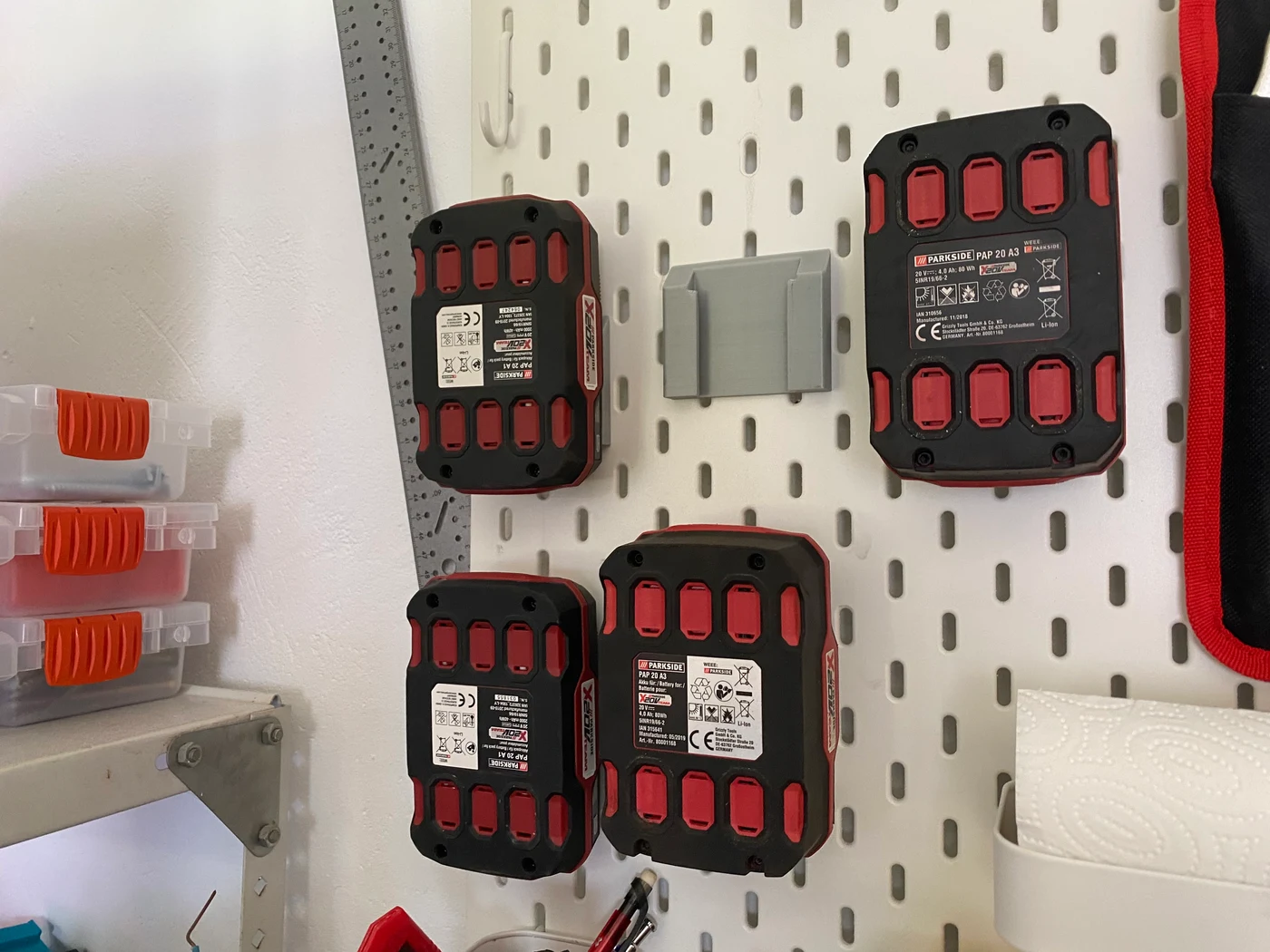 Держатель аккумулятора Parkside X20V для SKÅDIS