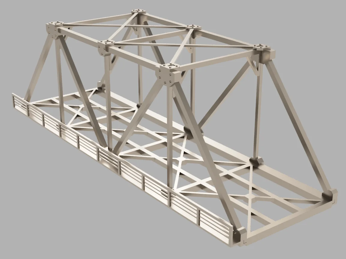HO scale railway bridge — фото автора positron