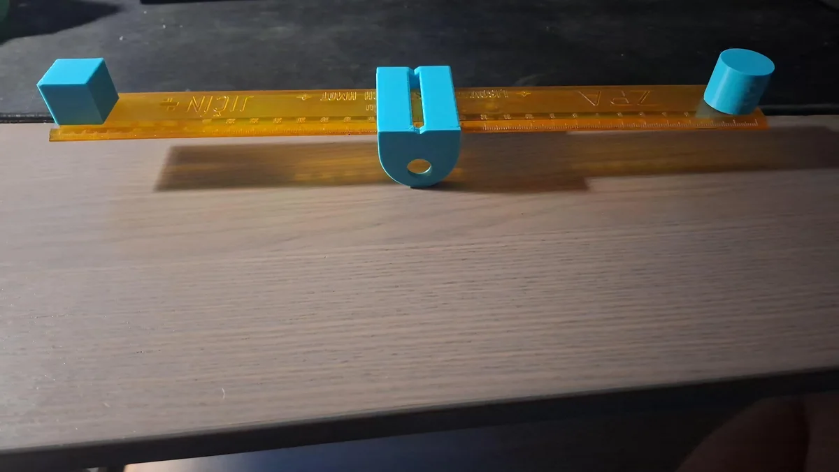 Ruler leverage / balance toy learning kit — фото автора Arhok