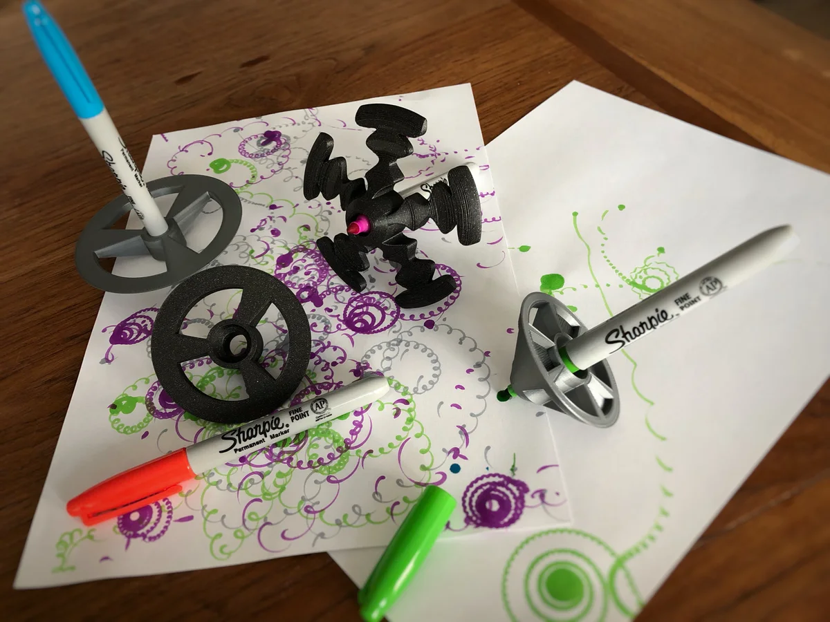 Doodling Spinning Top Sharpie — фото автора Agent Mess