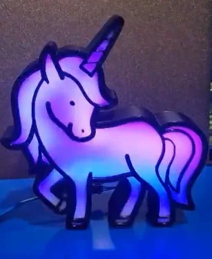 Unicorn Night Light — фото автора Jeditiger05