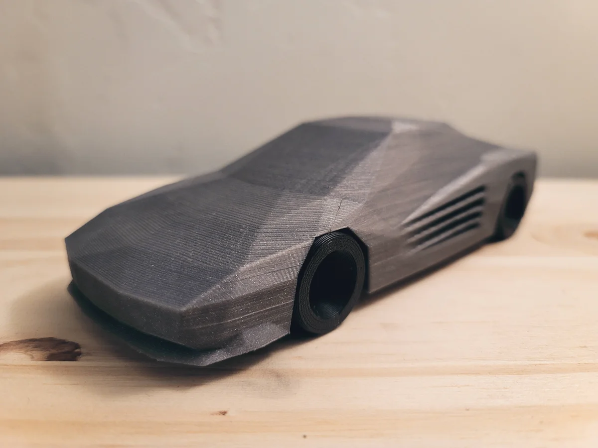 Low Poly Ferrari Testarossa — фото автора Turtleman