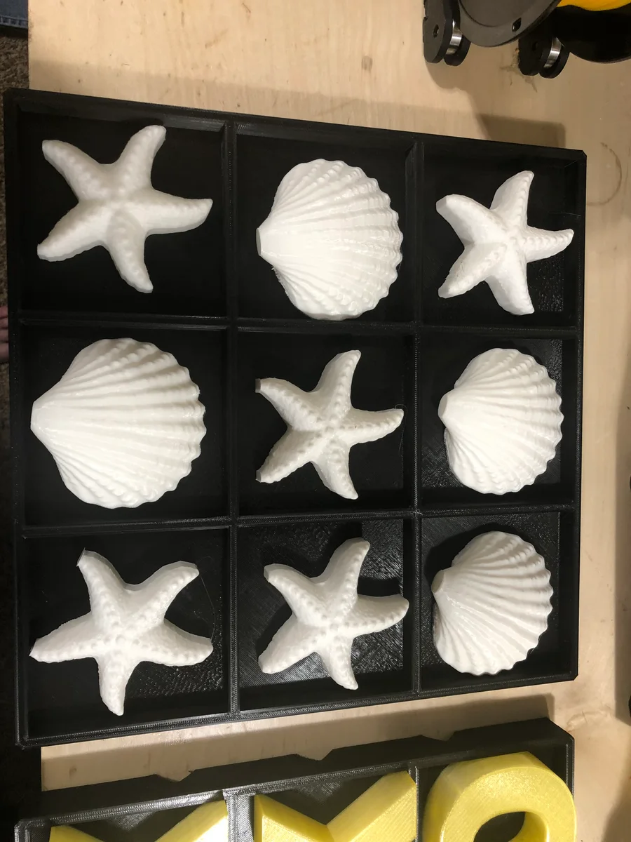Sea Shell Tic Tac Toe Game — фото автора Kenkay
