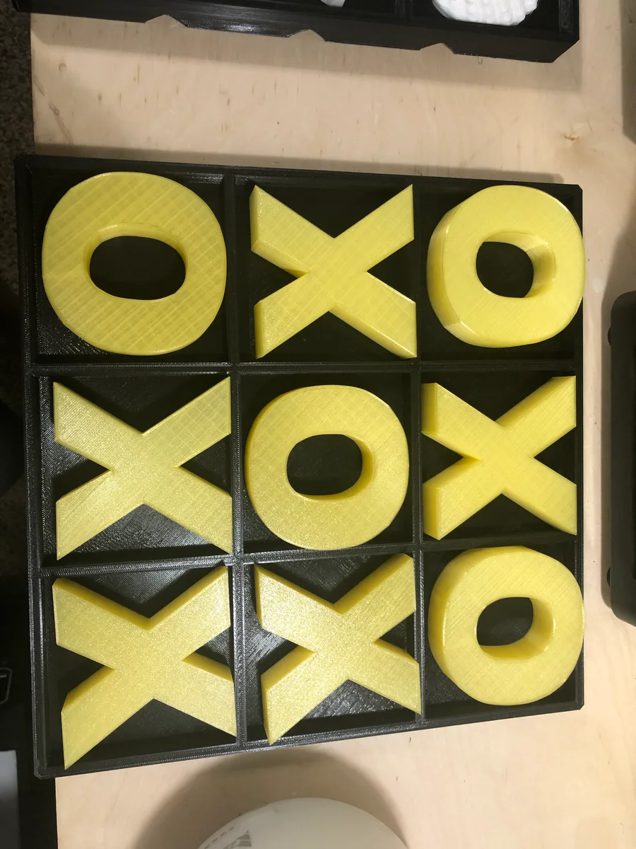 Large Standard Tic Tac Toe Board Game — фото автора Kenkay