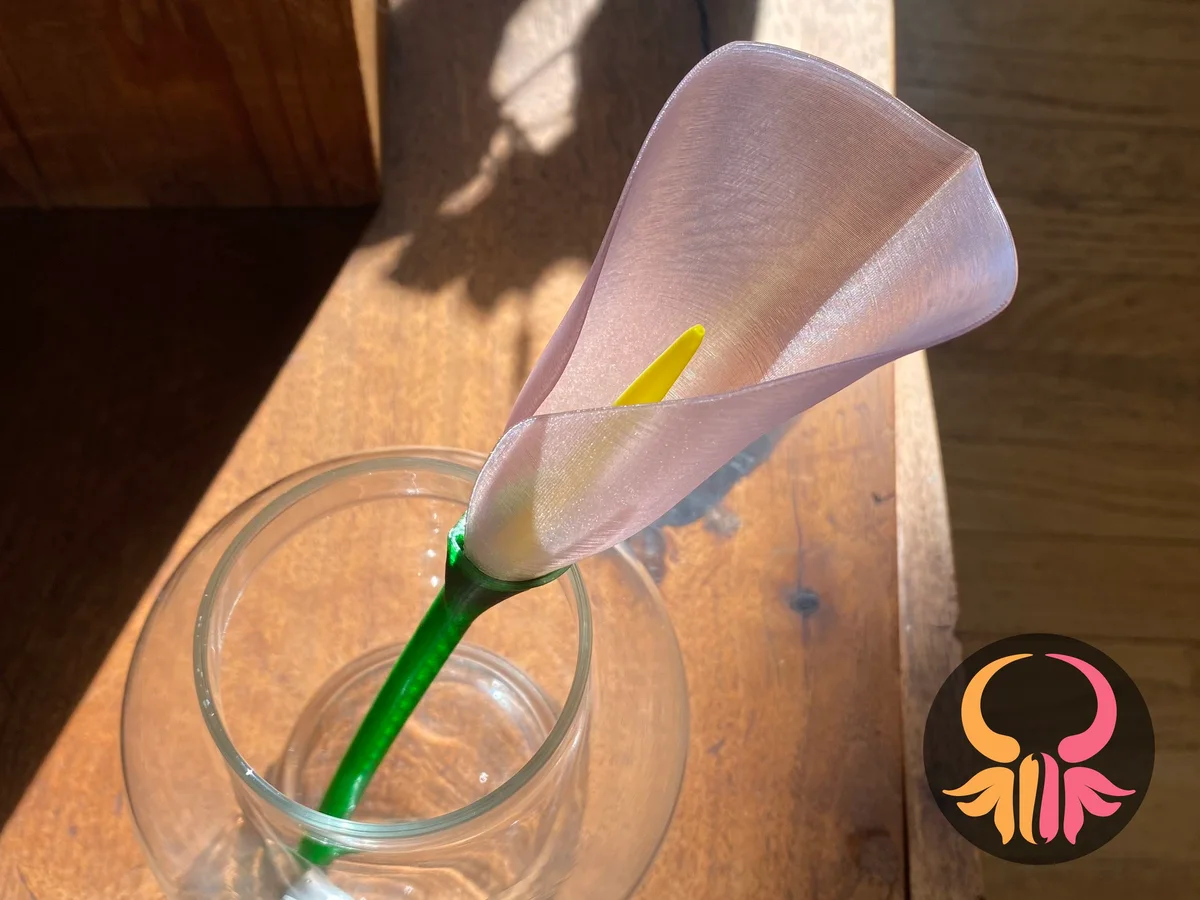 Spiral Vase Calla Lily — фото автора lytta