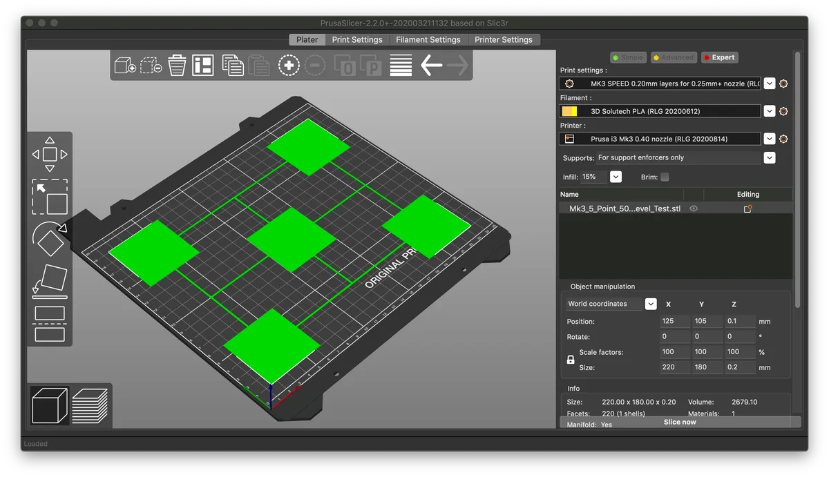 Parametric Bed Level Test Generator — фото автора bobstro