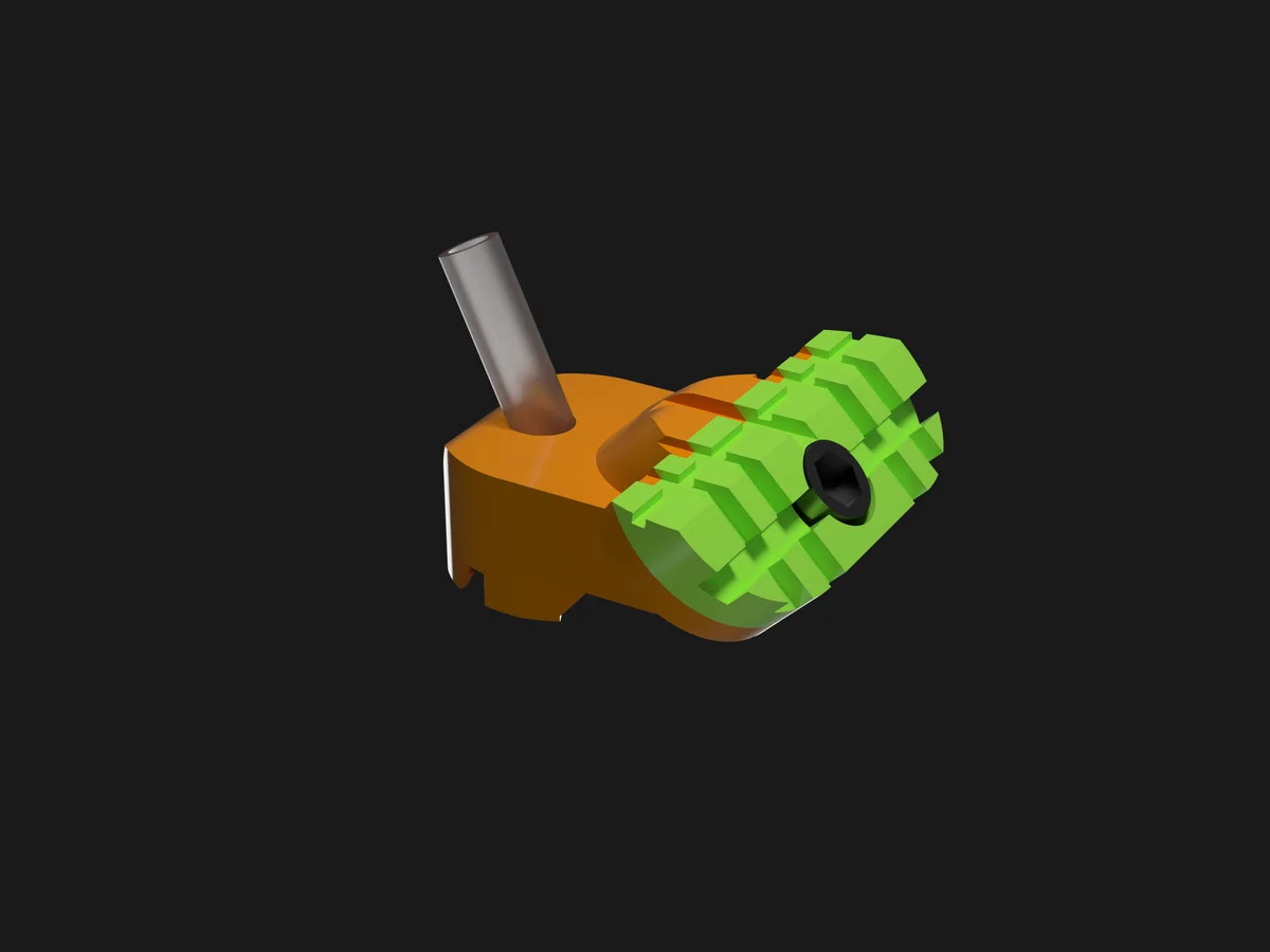 The SENATE - amS feedEr buttoN And proTEctor for Bambu AMS System - PTFE Load Buttons — фото автора OurAngryBadger