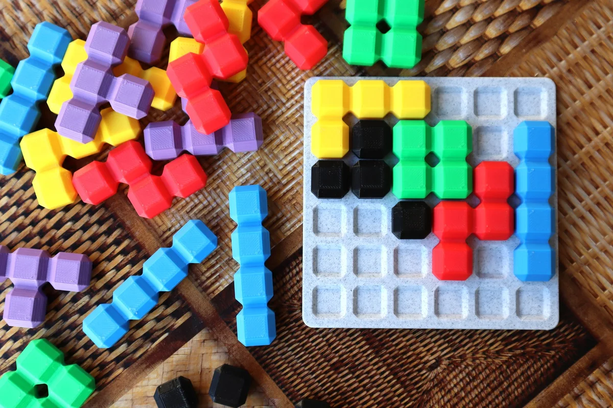 Tetris puzzle — фото автора Make by L.