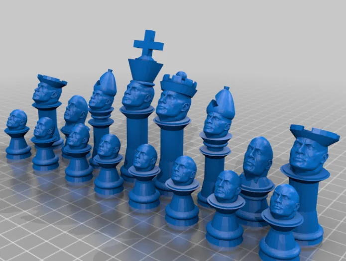 The Rock Chess Set — фото автора Brandon Schwab