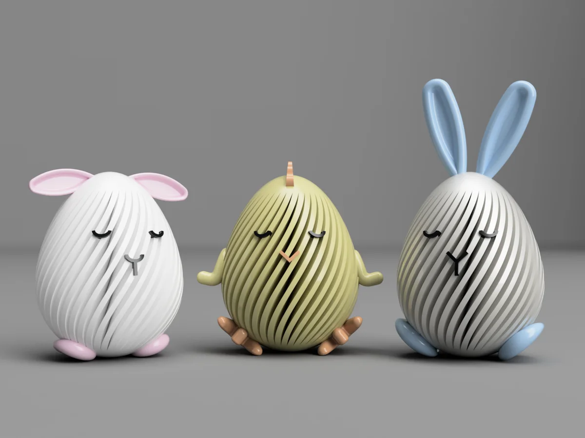 Easter Bunny, Sheep and Chicken — фото автора Jakub Lattenberg