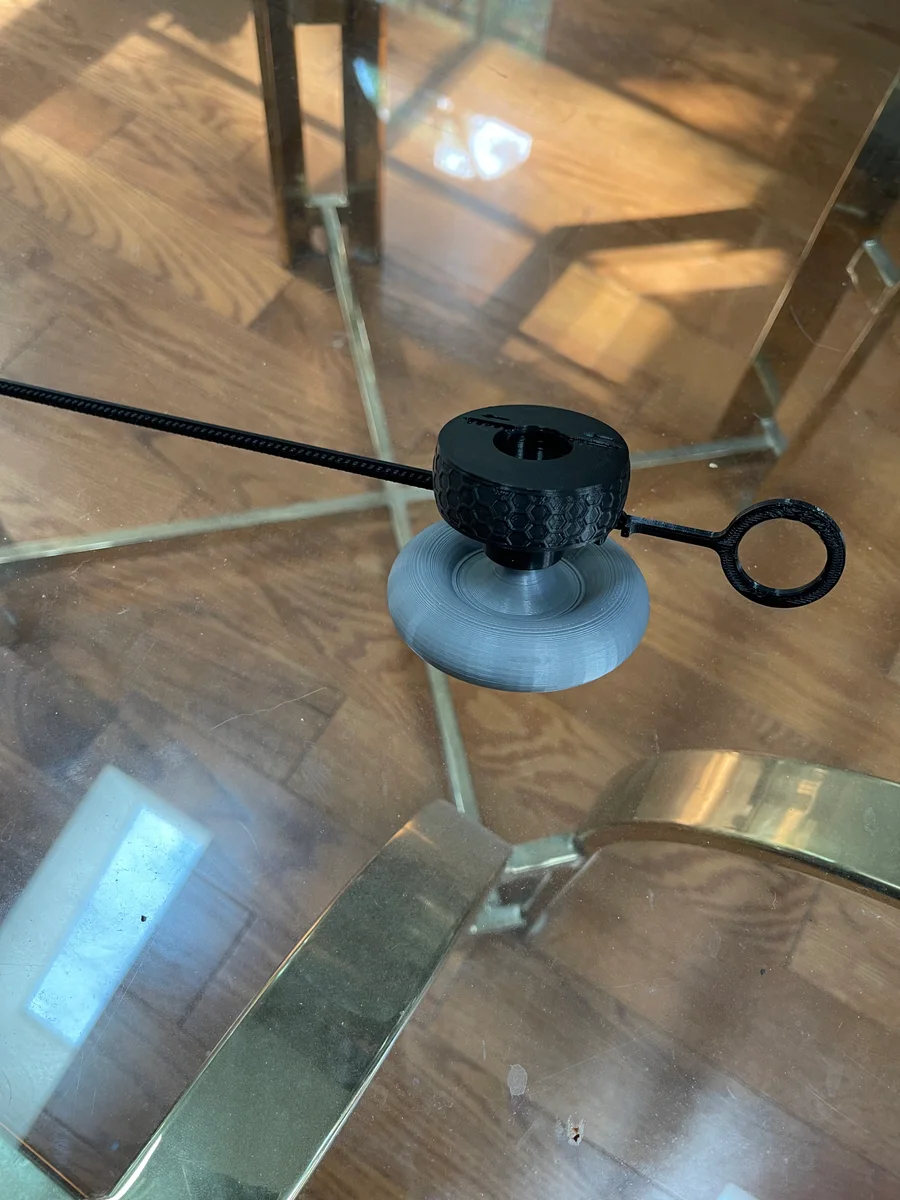 Pull-Cord Spinning Top V-15 - up to six min spinning — фото автора Avinash